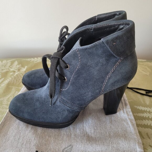 Hogan Suede Ankle Boots - Picture 4 of 8